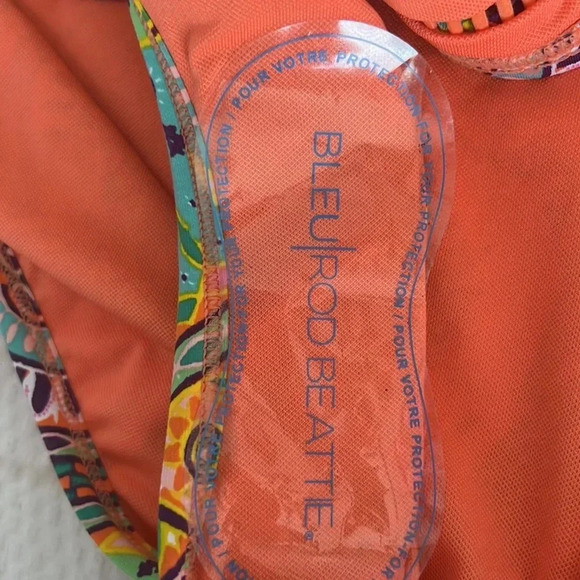 Bleu Rod Beattie Seriously Sunny Tie Side Bikini Top Size 34D and Bottom Size 10 - Picture 9 of 11